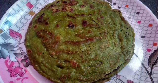 palak paratha recipe in Hindi